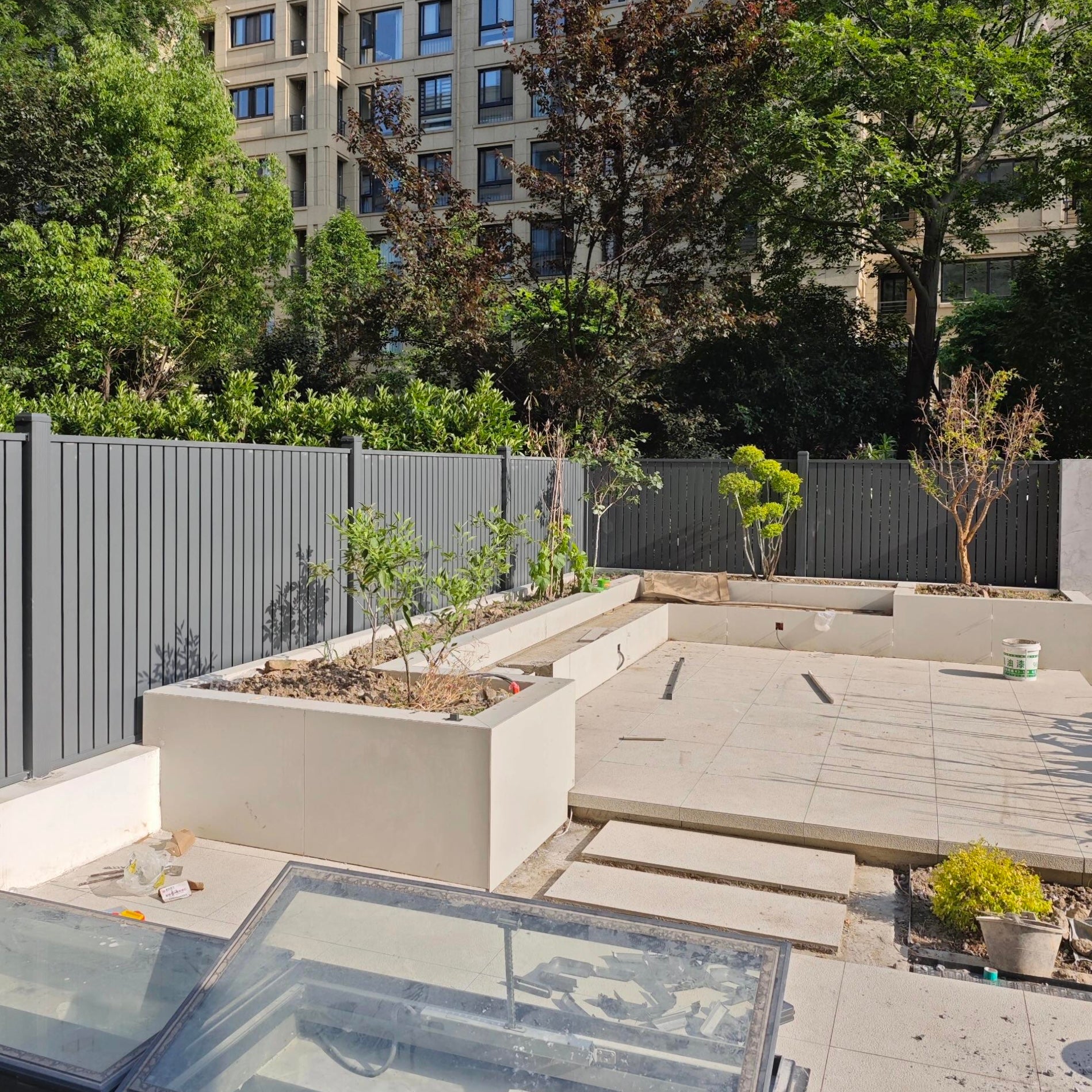 Rustproof Aluminum Vertical Fence for Garden Villa Easy Installation