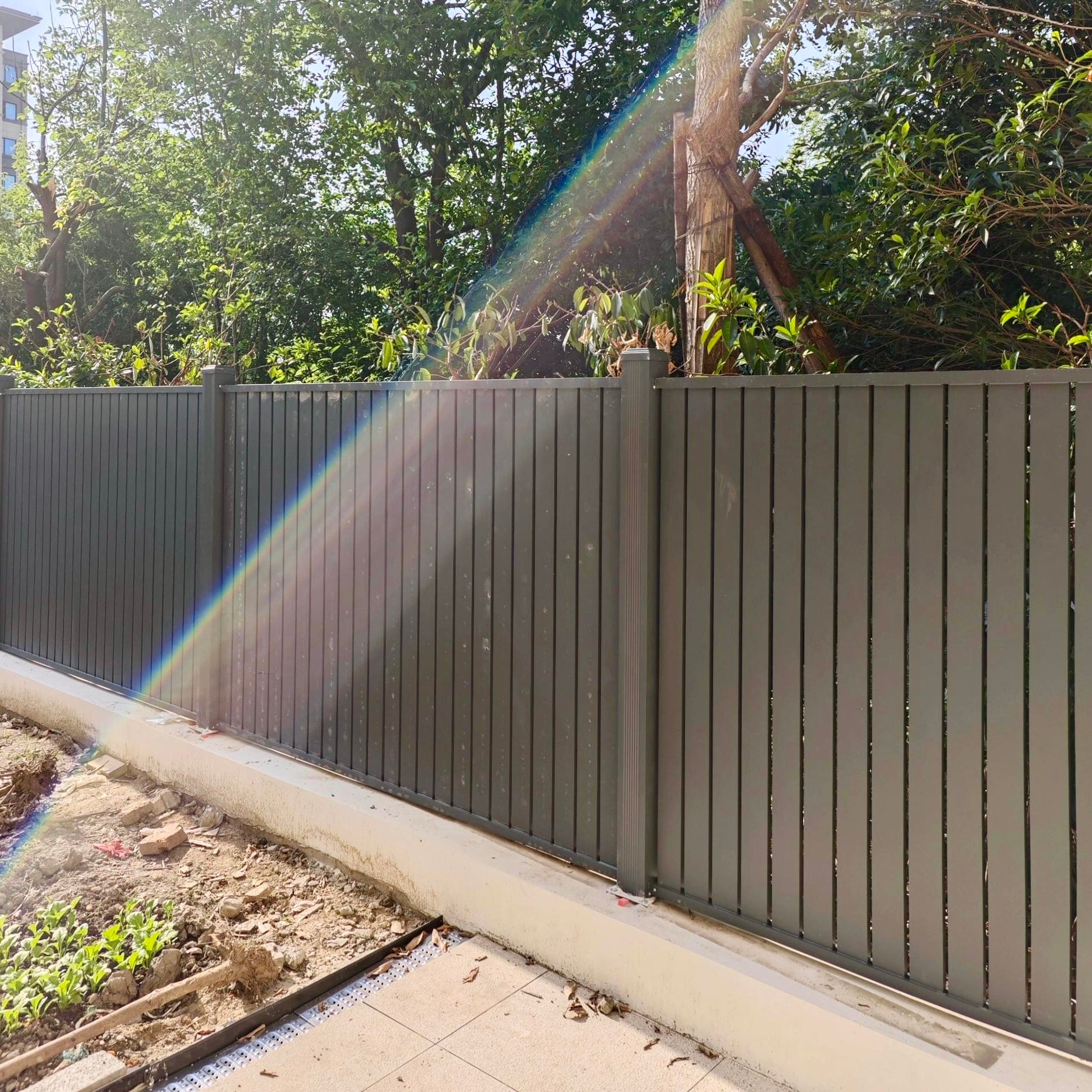 Rustproof Aluminum Vertical Fence for Garden Villa Easy Installation