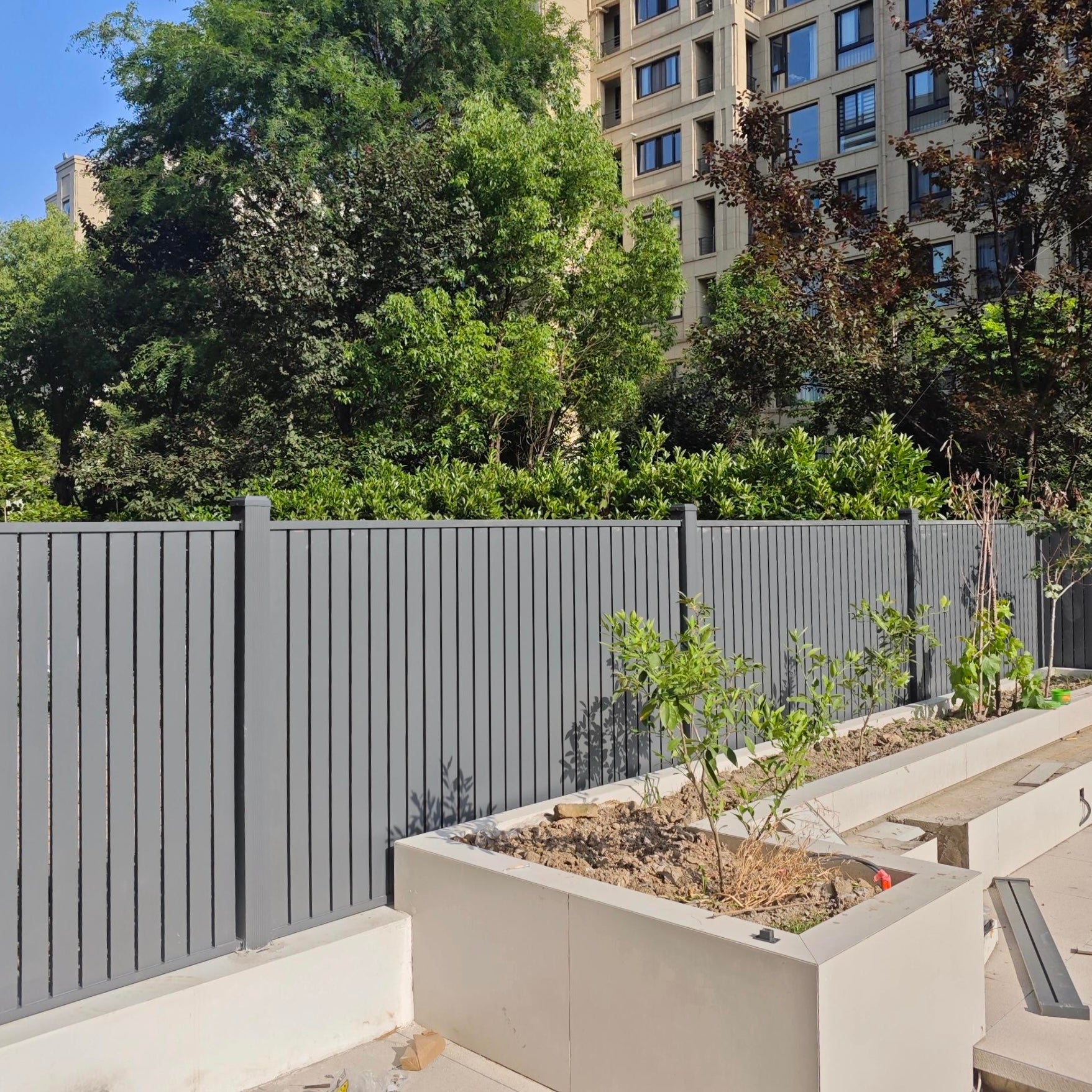 Rustproof Aluminum Vertical Fence for Garden Villa Easy Installation