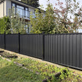 Fast Delivery Aluminum Vertical Slat Fence Rustproof Metal Fence Panel Fast Shipping Privacy Fence for Garden Courtyard Outdoor