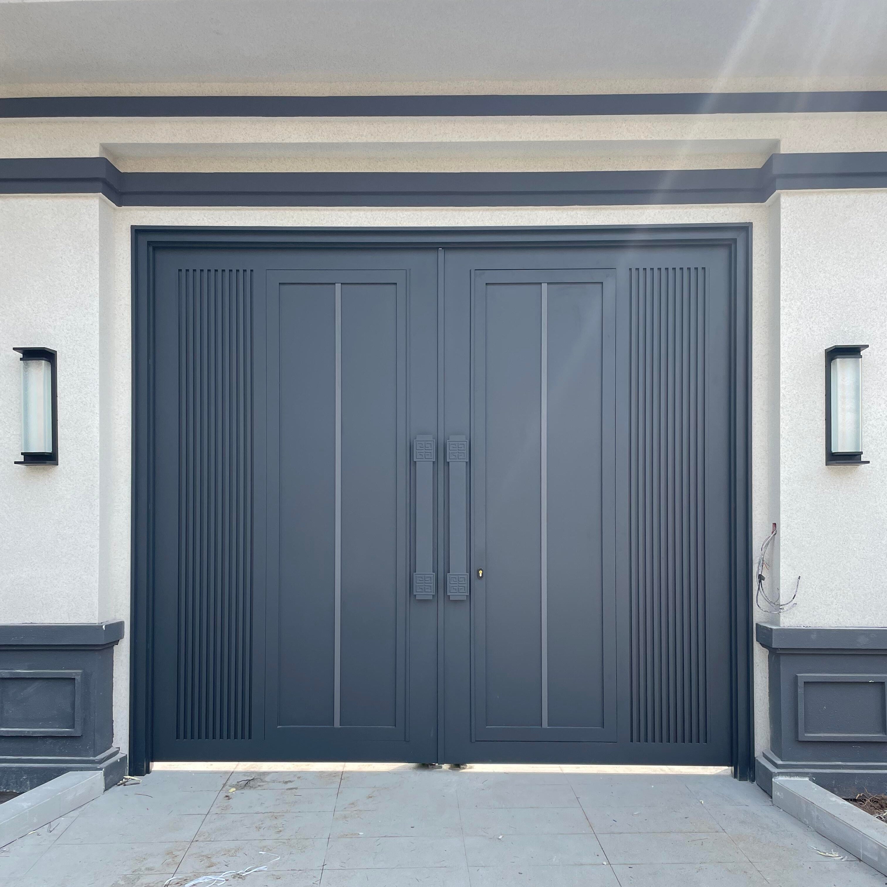 Aluminum Swing Gate Powder Coated Anti-Rust for Garden Villa Driveway Custom Size Color Wholesale Factory
