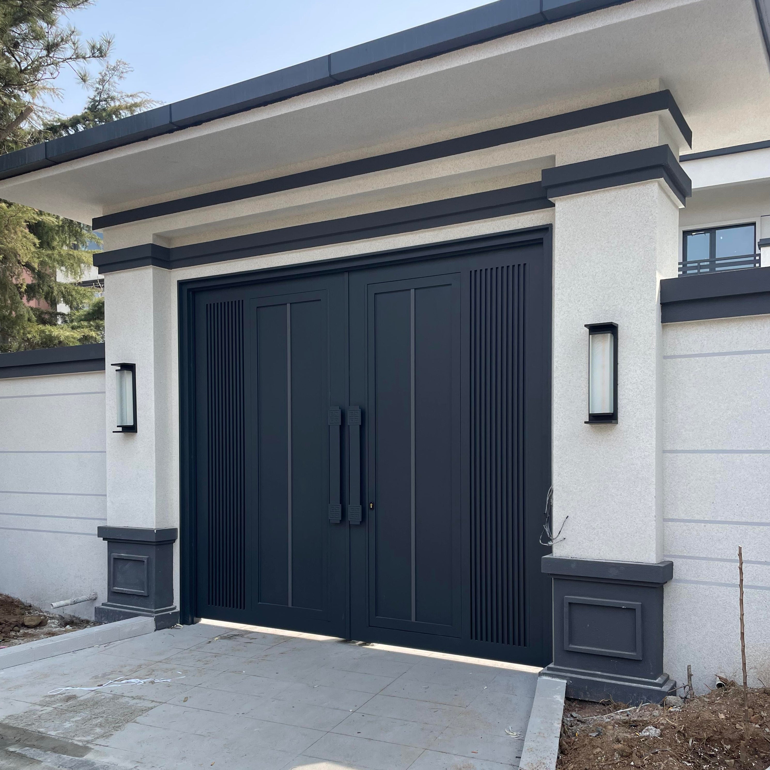 Aluminum Swing Gate Powder Coated Anti-Rust for Garden Villa Driveway Custom Size Color Wholesale Factory