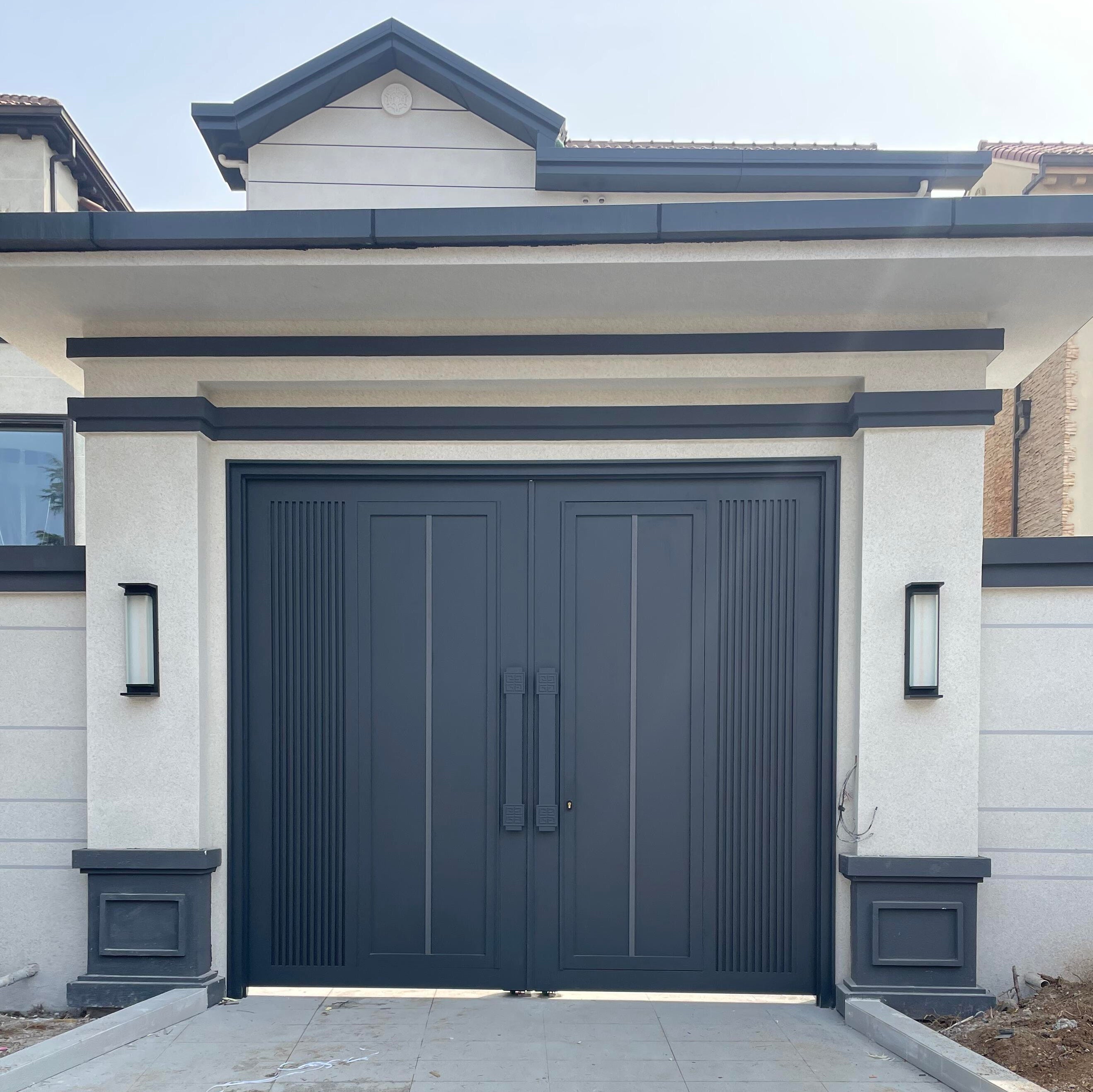 Aluminum Swing Gate Powder Coated Anti-Rust for Garden Villa Driveway Custom Size Color Wholesale Factory
